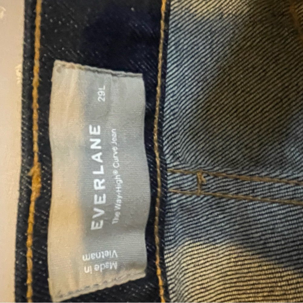Everlane The Way High Curve Jean Size 29 Pure Blue - Picture 4 of 5